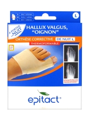 EPITACT Orthèse Corrective Nuit Hallux Valgus "Oignon" (Taille L)