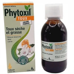 PHYTOXIL Sirop Toux Sèche et Grasse Grand Format 200 ml Dès 2 ans.