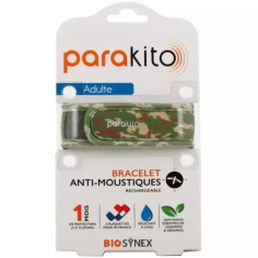 PARAKITO - Bracelet Anti-Moustiques Adulte Rechargeable