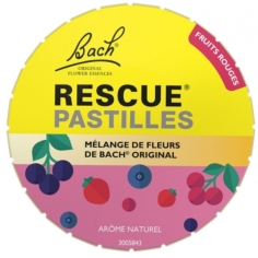 RESCUE -  Pastilles Boîte 50 g - Saveur Fruits Rouges