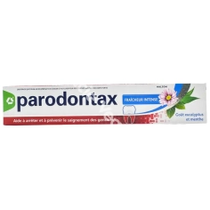 Tube Parodontax Dentifrice Fraîcheur Intense 75 ml - protection des gencives - haleine fraîche