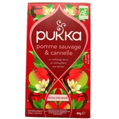 PUKKA - Tisane Pomme Sauvage et Cannelle - 20 sachets