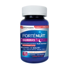 Forté Pharma - Forté Nuit Goût Myrtille - Boite 30 Gummies