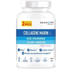 Complément alimentaire GRANIONS au collagène marin hydrolysé, acide hyaluronique, calcium et magnésium