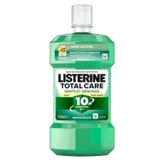 LISTERINE - Bain de Bouche Total Care Dents et Gencives Goût Plus Léger - 500 ml