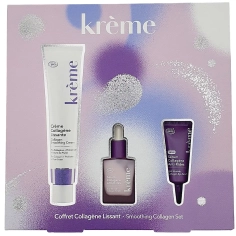 KREME Coffret Noël Collagène Lissant 3 Soins Visage Bio
