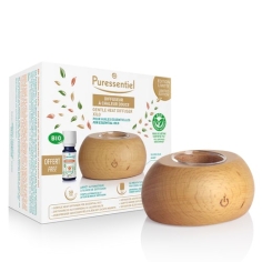 PURESSENTIEL - Diffuseur à chaleur douche XILO + huile essentielle d'Orange douce OFFERTE