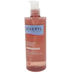 DEXERYL - Gel Douche Hydratant Sans Savon - Peaux Sèches à Très Sèches pour toute la famille 500 ml