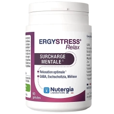 ERGYSTRESS Relax - Surcharge Mentale 60 gélules - Nutergia