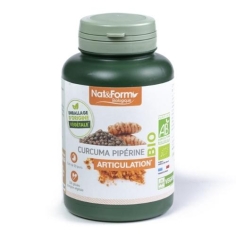Nat & Form Articulation Curcuma Pipérine Bio 200 gélules