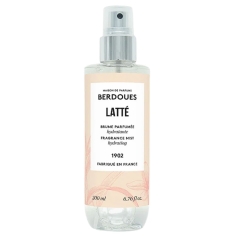 BERDOUES - Brume Parfumée Hydratante Latté - 200 ml. Senteur solaire et lactée.
