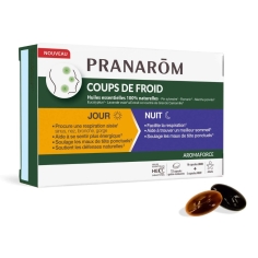 capsules coups de froid pranarom jour nuit defenses naturelles immunite confort respiratoire bio