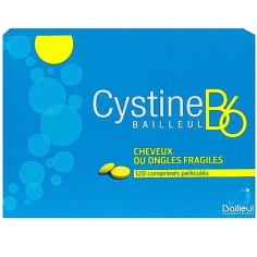 CYSTINE B6 Bailleul - Cheveux ou Ongles Fragiles - 120 Comprimés