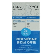 URIAGE BARIEDERM Cica-Lèvres Baume (Lot de 2 sticks lèvres) PROMO