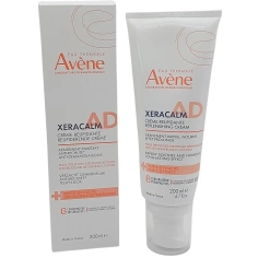 AVENE - XERACALM AD Crème Relipidante - 200ml - Soin triple efficacité Renforce la barrière cutanée - Apaise les démangeaisons - Espace les poussées de sécheresse