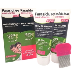PARASIDOSE - Soin Traitant Anti-Poux et Lentes - Lot Spécial 2 X 200 ml