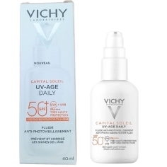 VICHY - Capital Soleil UV Age Daily Fluide anti-photovieillissement, prévient et corrige les signes de l'âge - 40ml