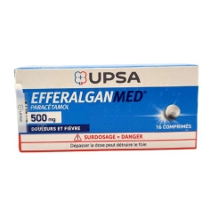 EFFERALGAN - MED  Paracétamol  500 mg - 16 Comprimés