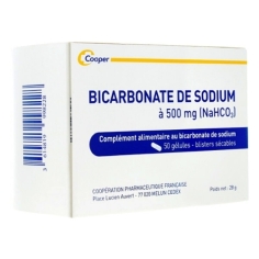 Bicarbonate de Sodium 500 MG (50 gélules) COOPER