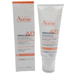 AVENE - XERACALM AD Baume Relipidant - 200ml - Apaise les démangeaisons - Renforce la barrière cutanée - Espace les poussées de sécheresse