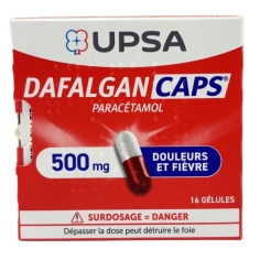 DAFALGAN - CAPS Paracétamol  500 mg - 16 Gélules