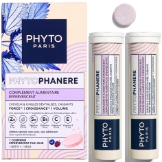 PHYTO PARIS - Phytophanere Cheveux et Ongles - 30 Comprimés Effervescents