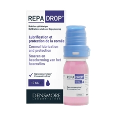 repadrop secheresse oculaire cornée acide hyaluronique panthenol vitamine b12 lubrification yeux protection regeneration