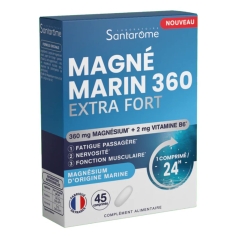 SANTAROME - Magné Marin 360 - 45 comprimés - Magnésium et Vitamine B6