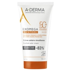 A DERMA- Exomega Crème Solaire Emolliente SPF50+ - 150 ml
