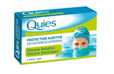 QUIES NATATION ADULTE Protections Auditives Silicone (3 paires de bouchons Quies)