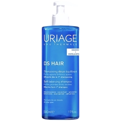 URIAGE - DS HAIR Shampooing Doux Équilibrant. Purifie, apporte brillance, apaise. 500 ml
