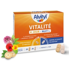 Alvityl Vitalité Jour & Nuit - 40 comprimés