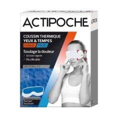 ACTIPOCHE Coussin Thermique Yeux et Tempes (8x24 cm)