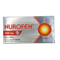 NUROFEN - Ibuprofène 400 mg - 12 Comprimés Enrobés