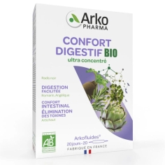 arkopharma ampoules confort digestif digestion artichaut romarin radis noir angelique foie