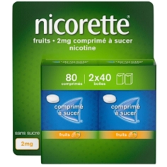 NICORETTE 2mg - Fruits - 160 Comprimés à Sucer