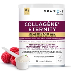 GRANIONS - Collagène+ Eternity - Goût Framboise - 343g