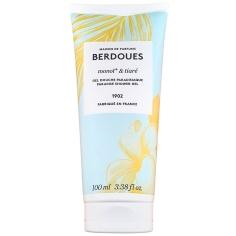 BERDOUES - Gel Douche Paradisiaque Monoï Tiaré Nettoie la peau en douceur - 100 ml