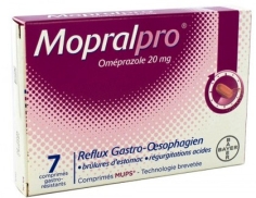 MOPRALPRO 20mg boite de 7 comprimés