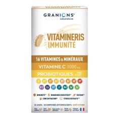 GRANIONS Vitamineris Immunité 1000mg - 30 comprimés effervescents
