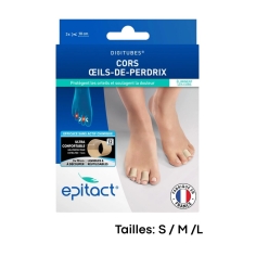 EPITACT Digitubes Cors Oeils-de-perdrix 3x10cm