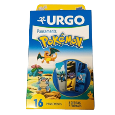 URGO - Pansement Pokémon - 2 formats - 16 pansements