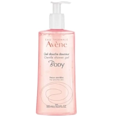 AVENE - Gel Douche Douceur Body - 500 ml. Gel lavant doux et hydratant, visage et corps pour les peaux sensibles.
