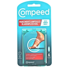 COMPEED - Pansements Ampoules Petits Format - 6 pansements. Soulage la douleur,  cicatrisation rapide.