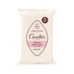 CAVAILLES - Lingettes Intimes Extra-Douce - 15 Lingettes