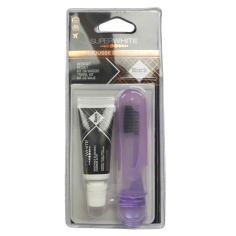 Superwhite Kit de Voyage - Dentifrice Blancheur au Charbon Actif & Brosse à Dents Pliante