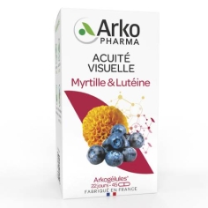 ARKOGELULES - Myrtille Et Lutéine - Acuité Visuelle - 45 gélules