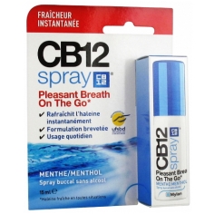 CB 12 Spray Buccal sans Alcool Menthe de 15 ml 