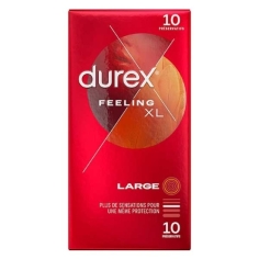 Durex Feeling XL Large 10 préservatifs