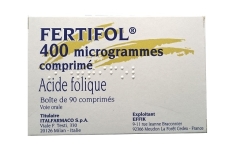 FERTIFOL 400 µg Boîte de 90 Comprimés (acide folique)